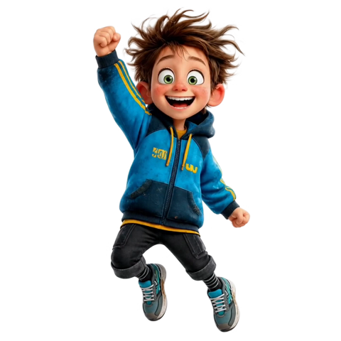 Son cheering